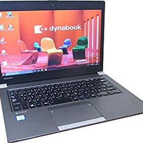 ノートパソコン 東芝 TOSHIBA dynabook R63/U Core i5 6200U 2.30GHz 8GBメモリ SSD 128GB Windows10 Pro 64bit 搭載 13.3型ワイド HD 13