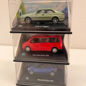 S コンパクト【開封品・長期保管品】ホンウェル 1/72 メルセデスベンツA140 メルセデスベンツVito Saab9.3 Viggen 3台セット S-0.3