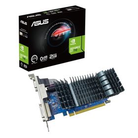 ASUS 1スロットサイズで完全ファンレスを実現したGT 710ビデオカード GT710-SL-2GD5-BRK-EVO 国内正規代理店品