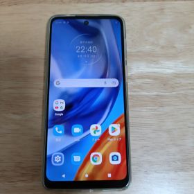 motorola moto e32sスマートフォン 本体とケース グレー