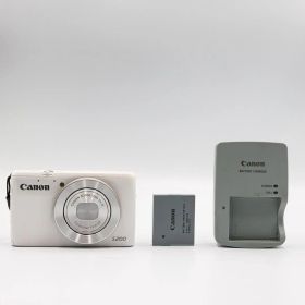 Canon PowerShot S200 ホワイト 美品 動作品 Wi-Fi