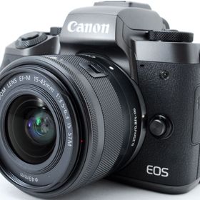 キヤノン ミラーレス CANON EOS M5 レンズキット 中古 Wi-Fi ＆ Bluetooth搭載 新品SDカード付き 届いてすぐに使える スマホに送れる 動