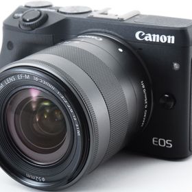 キヤノン ミラーレス CANON EOS M3 レンズキット ブラック 中古 美品 Wi-Fi搭載 新品SDカード付き 届いてすぐに使える スマホに送れる 動