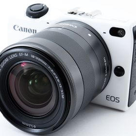 キヤノン ミラーレス CANON EOS M2 レンズキット ホワイト 中古 Wi-Fi搭載 新品SDカード付き 届いてすぐに使える スマホに送れる 動画撮