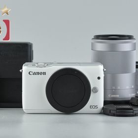 【中古】Canon キヤノン EOS M10 ダブルズームレンズキット ホワイト