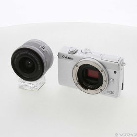 (中古)Canon EOS M200 EF-M15-45 IS STM レンズキット ホワイト(368-ud)