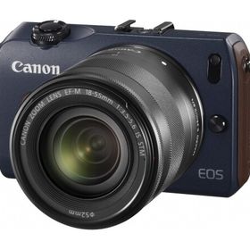 Canon ミラーレス一眼カメラ EOS M ダブルレンズキット EF-M18-55mm F3.5-5.6 IS STM/EF-M22mm F2 STM付属 ベイブルー EOSMBL-WLK