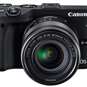 Canon ミラーレス一眼カメラ EOS M3 レンズキット(ブラック) EF-M（中古品）