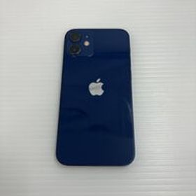 中古 【SIMロック解除済み】【docomo】Apple iPhone12 mini 5.4インチ 128GB (ブルー) MGDP3J/A 155611 状態： C:並品