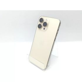 【中古】Apple au 【SIMフリー】 iPhone 14 Pro Max 256GB ゴールド MQ9D3J/A【大阪本店】保証期間1ヶ月【ランクC】