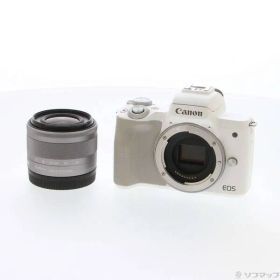 ソフマップ 〔中古品〕 EOS Kiss M2 EF-M15-45 IS STM レンズキット ホワイト【198】