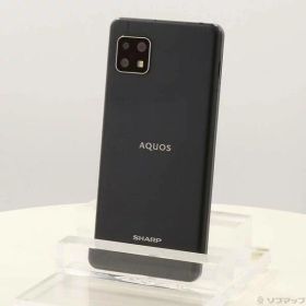 【中古】SHARP(シャープ) AQUOS sense5G 64GB ブラック SH-M17 SIMフリー 【368-ud】