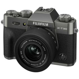 【ポイント10倍】 富士フイルム デジタル一眼カメラ FUJIFILM X-T30 III XC13-33mmレンズキット [チャコールシルバー] [タイプ：ミラーレス 画素数：2610万画素(有効画素) 撮像素子：APS-C 23.5mm×15.6mm CMOS4 重量：329 g] 【P10倍】