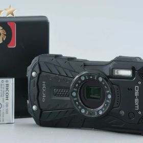 【中古】RICOH リコー PENTAX ペンタックス WG-50 ブラック 防水デジタルカメラ シャッター回数僅少