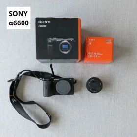 【美品】SONY α6600 ボディ ミラーレス一眼カメラ+純正レンズ付(箱有)