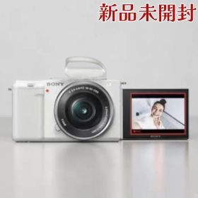 SONY ソニー VLOGCAM ZV-E10L W APS-C ミラーレス一眼 パワーズームレンズキット 4K ホワイト