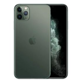 【中古】【SIMロック解除済】SoftBank iPhone11 Pro Max A2218 (MWHM2J/A) 256GB ミッドナイトグリーン Apple スマホ スマートフォン 当社3ヶ月間保証 送料無料 イオシス