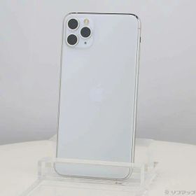 【中古】Apple(アップル) iPhone11 Pro Max 256GB シルバー MWHK2J／A SoftBank 【269-ud】