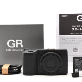 ★極上美品★ ★ショット数13回★ リコー RICOH GR IV Monochrome 元箱付き ARYME6606 #197