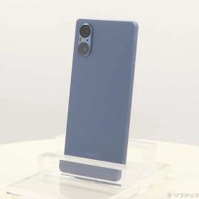 【中古】SONY(ソニー) Xperia 5 V 128GB ブルー SO-53D docomo SIMフリー 【377-ud】