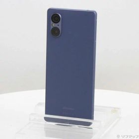 【中古】SONY(ソニー) Xperia 5 V 128GB ブルー SO-53D docomo SIMフリー 【368-ud】