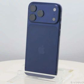 【中古】Apple(アップル) iPhone17 Pro Max 256GB ディープブルー MFYA4J／A SIMフリー 【349-ud】