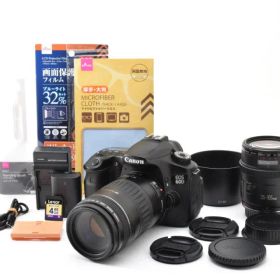一眼レフカメラCanon EOS 60D 標準&望遠ダブルレンズセット