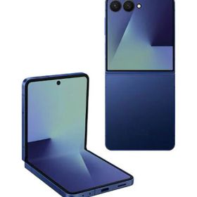 【中古】【安心保証】 Galaxy Z Flip7 SC-55F[512GB] docomo ブルーシャドウ