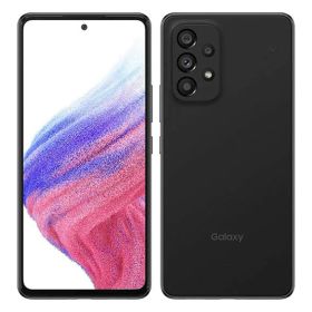 【中古】【安心保証】 Galaxy A53 5G SCG15[128GB] au オーサムブラック