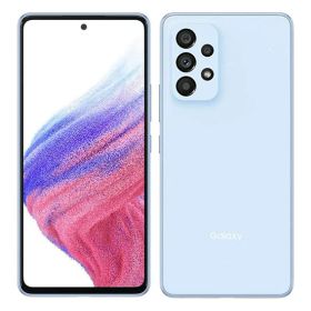 【中古】【安心保証】 Galaxy A53 5G SCG15[128GB] au オーサムブルー