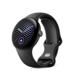 Google Pixel Watch 5（41 mm） Matte Black アルミケース / Obsidian アクティブ バンド（第 2 世代） Wi-Fi
