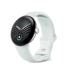 Google Pixel Watch 5（41 mm） Polished Silver アルミケース / Fog アクティブ バンド（第 2 世代） Wi-Fi