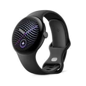Google Pixel Watch 5（45 mm） Matte Black アルミケース / Obsidian アクティブ バンド（第 2 世代） Wi-Fi