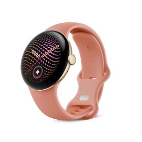 Google Pixel Watch 5（41 mm） Champagne Gold アルミケース / Canyon アクティブ バンド（第 2 世代） Wi-Fi
