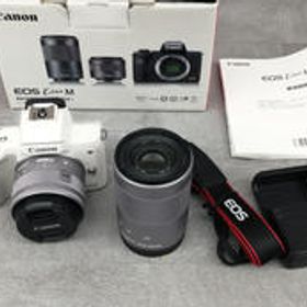 ミラーレス一眼カメラ EOS KISS M ダブルズームキット CANO