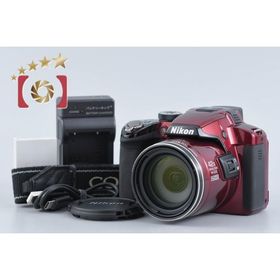 【中古】Nikon ニコン COOLPIX P510 レッド コンパクトデジタルカメラ