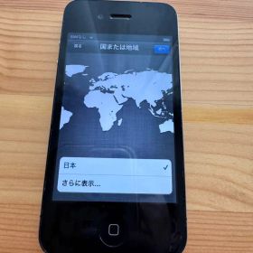 Apple iPhone 4 ブラック A1332 初期化済み 本体