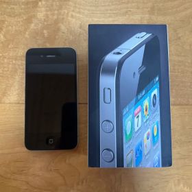 【動作品・箱付き】iPhone 4 32GB ブラック