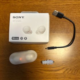 【ジャンク品】SONY WF-C500 ホワイト ワイヤレスイヤホン 本体