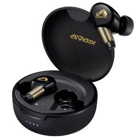 JVC イヤホン・ヘッドホン Victor WOOD master HA-FW5000T-B [ピアノブラック] 【配送種別A】
