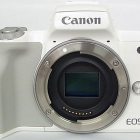 キヤノン ミラーレス CANON EOS Kiss M ボディ ホワイト 中古 Wi-Fi ＆ Bluetooth搭載 おまけ付き