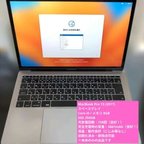 MacBook Pro 2017 13/8G/256G/3661m 充放電158