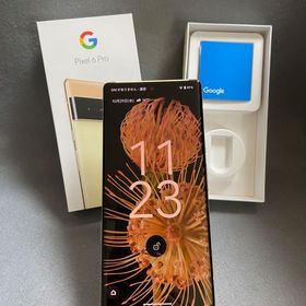 超美品 国内版 SIMフリー Google pixel 6 Pro 128GB ソーダサニー色
