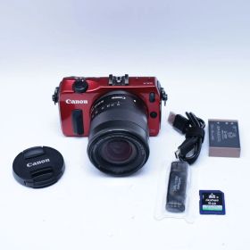 スマホ転送可 Canon EOS M ミラーレスカメラ レッド