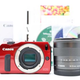 キャノン Canon EOS M Mirrorless Digital Camera Red 18-55mm Lens [美品] #Z6775A