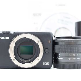 キャノン Canon EOS M10 18.0MP Digital Camera 15-45mm Lens Black [新品同様] #Z6800A