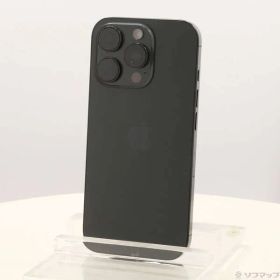 ソフマップ 〔中古品〕 iPhone16 Pro 128GB ブラックチタニウム MYMV3J／A SIMフリー【269】