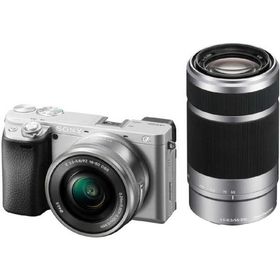 ソニー SONY ミラーレス一眼カメラ α6400 シルバー ダブルズームレンズキット ILCE-6400Y S