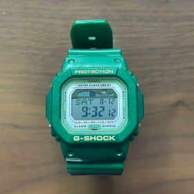 美品 CASIO G-SHOCK G-LIDE GLX-5600 グリーン
