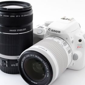 キヤノン デジタル一眼 CANON EOS Kiss X7 ホワイト ダブルズーム 中古 新品SDカード付き 届いてすぐに使える お得なダブルレンズ 動画撮